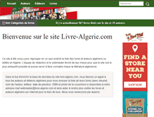 Tablet Screenshot of livre-algerie.com